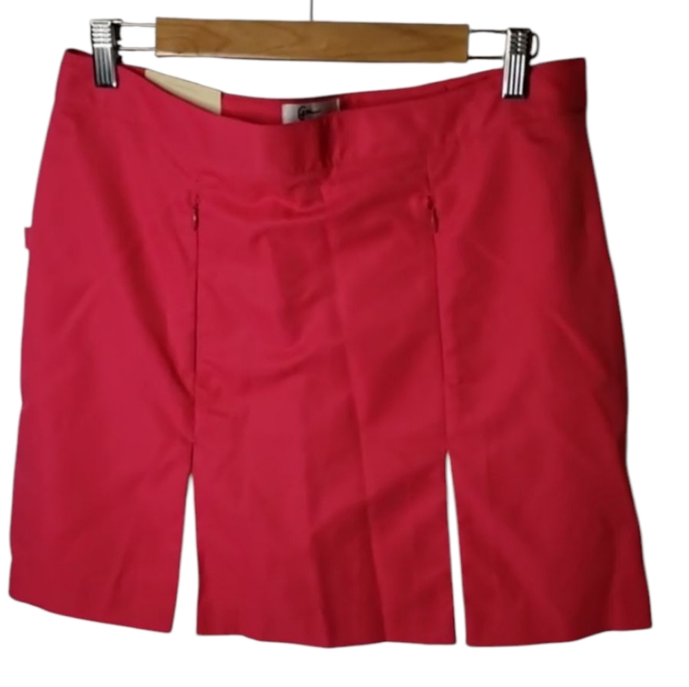 Greg Norman Golf Pleated Pockets Tennis Gym Pickelball Athleisure Skort NWT Sz 8